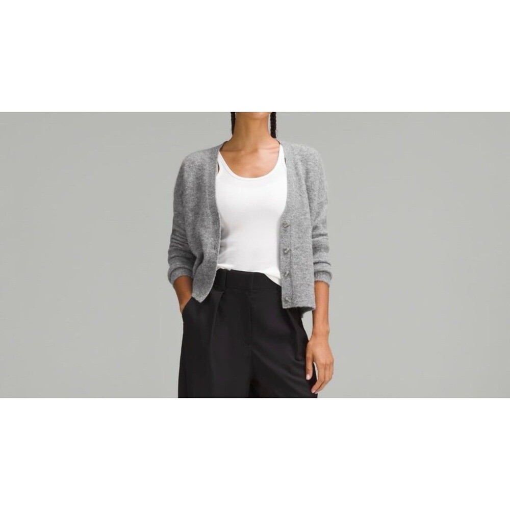 Lululemon Cardigan Heathered Grey